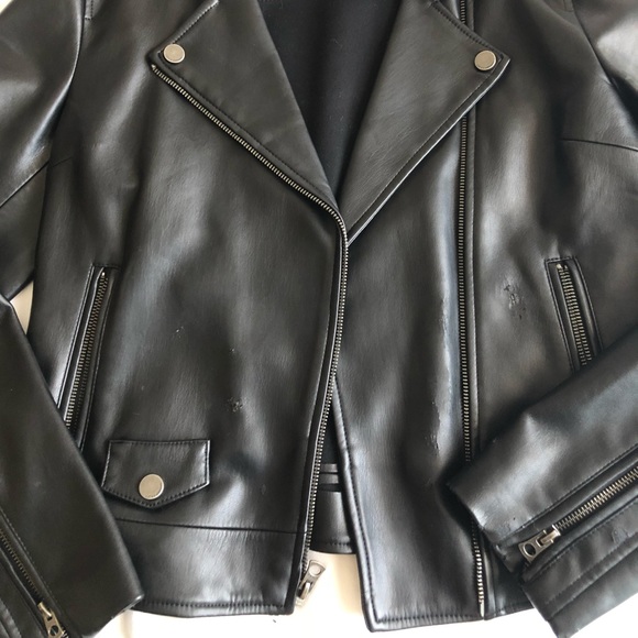 Faux leather jacket - Picture 2 of 4